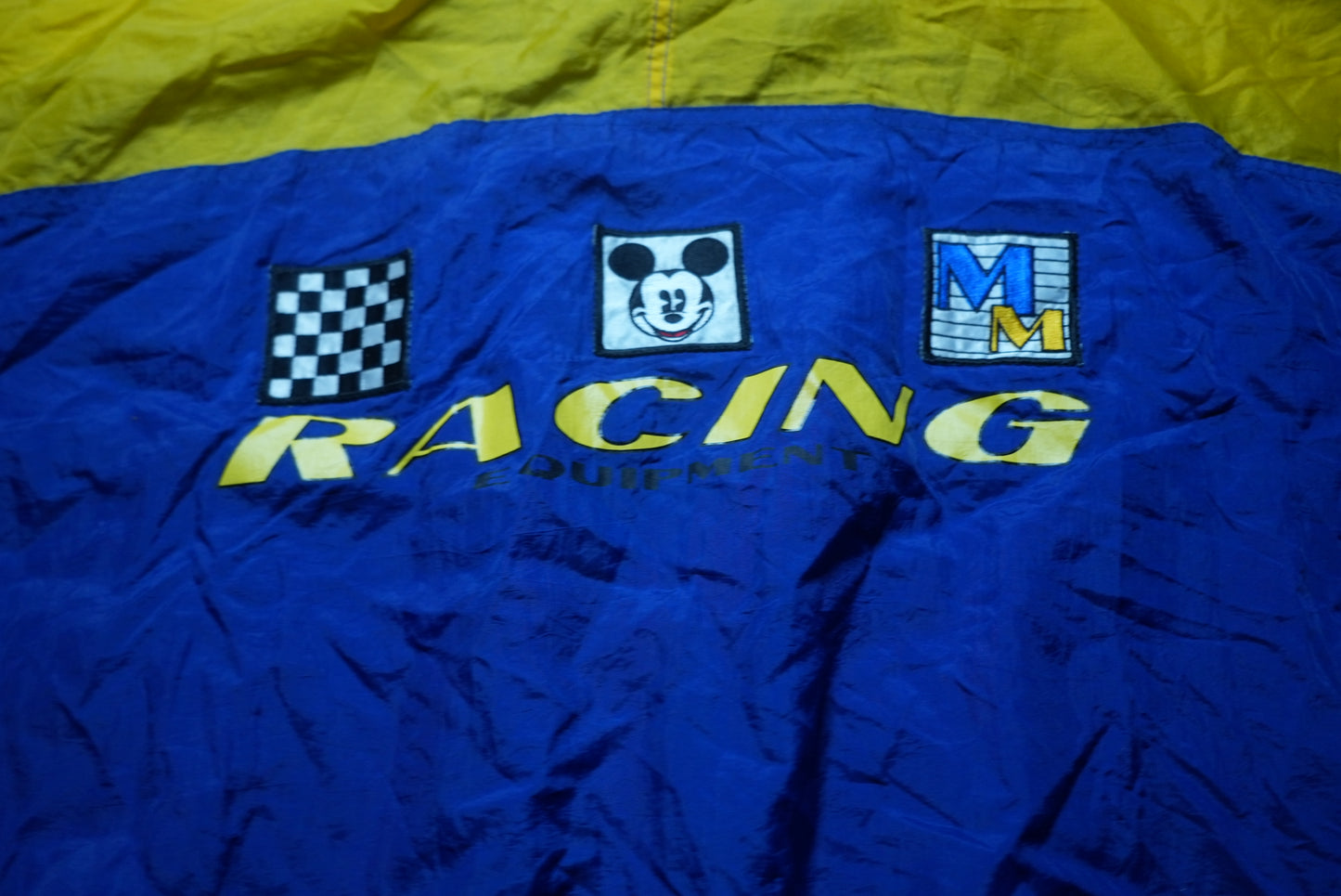 Disney Mickey Mouse NASCAR Racing Windbreaker Jacket XL