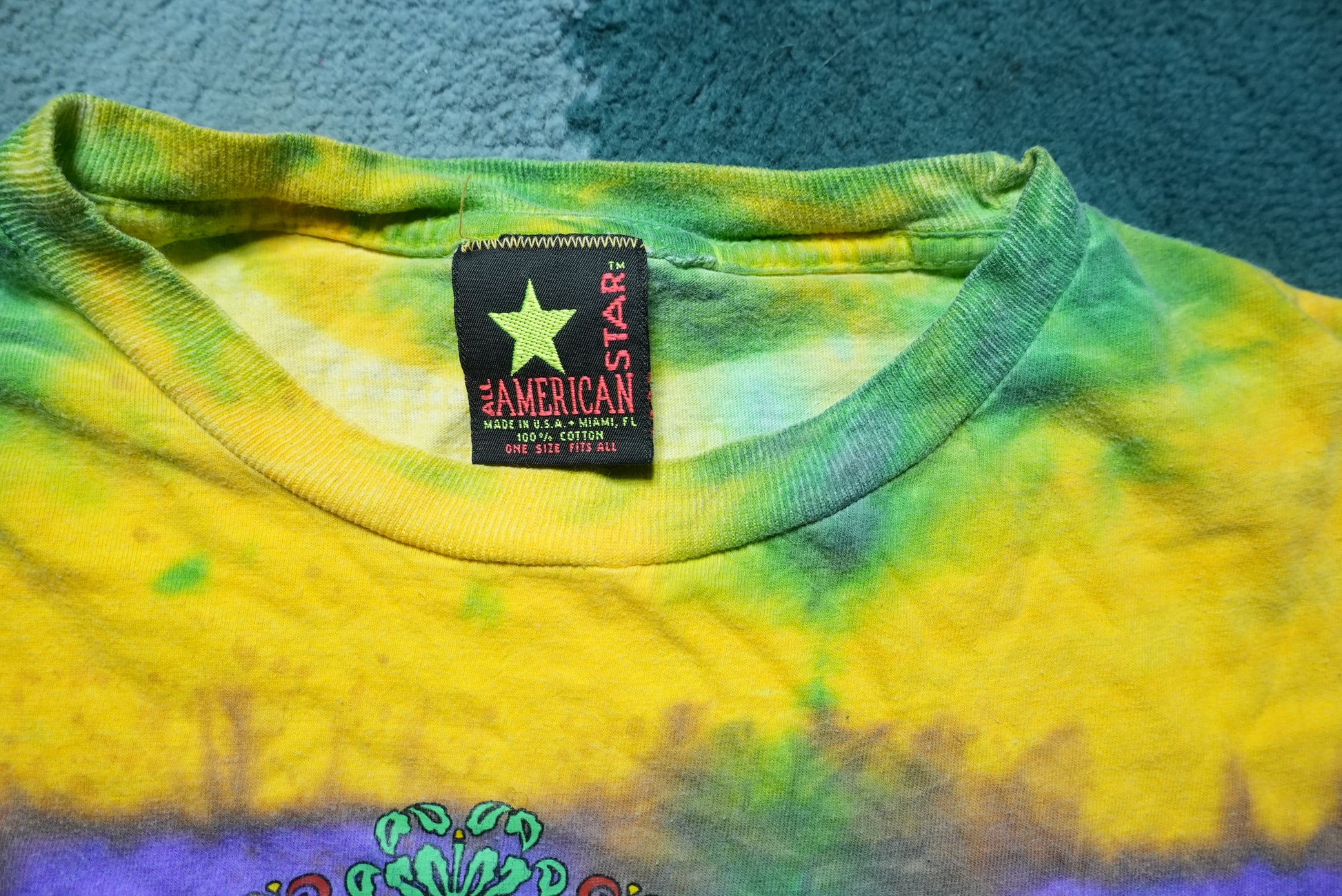 
New Orleans Birthplace of Jazz Tie-Dye Shirt Size L
