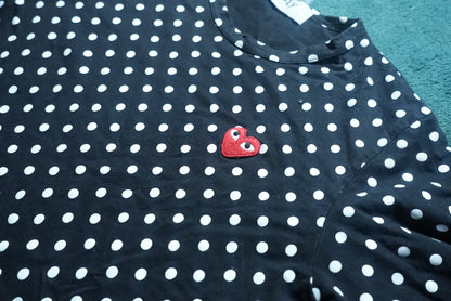 COMME des GARÇONS PLAY Heart Graphic T-Shirt L