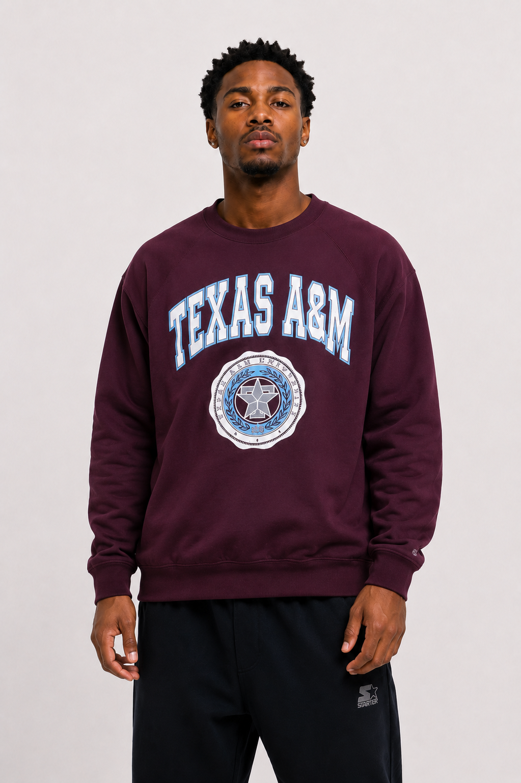 Front view of Texas A&M University Sweater