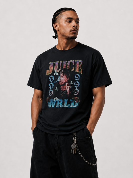 Juice WRLD 999 Vintage Style Graphic Rap Tee XL